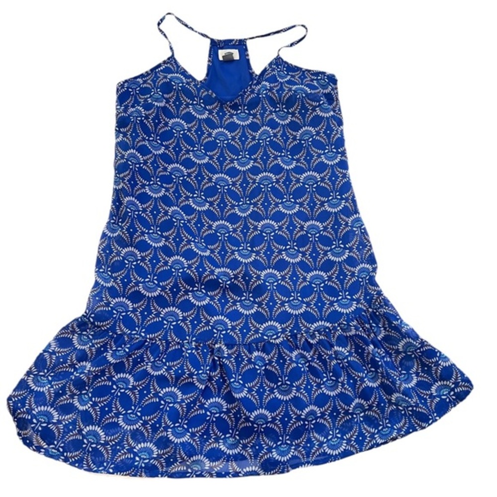 Old Navy Summer dress, blue w/spaghetti straps size Small Petite